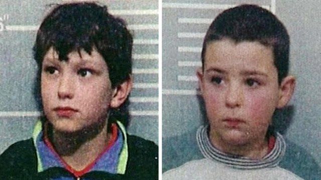 Jon Venables a Robert Thompson lofruddiodd James Bulger yn 1993