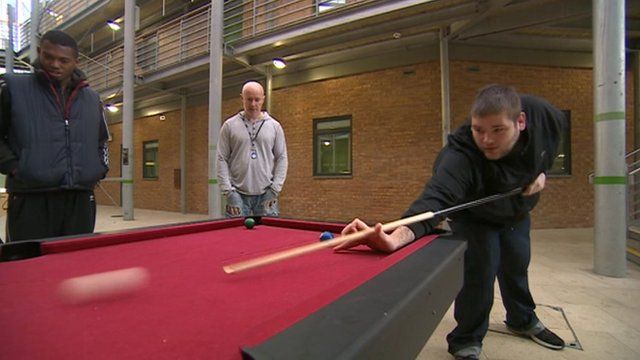 Some men at the Birmingham YMCA