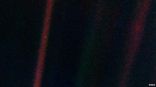 Voyager: Taking a picture of home - BBC News