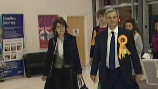 Vicky Price and Chris Huhne