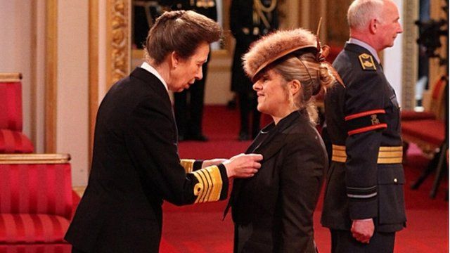 Princess Royal and Tracey Emin