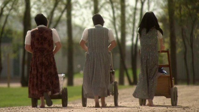 Women from the Hutterite community