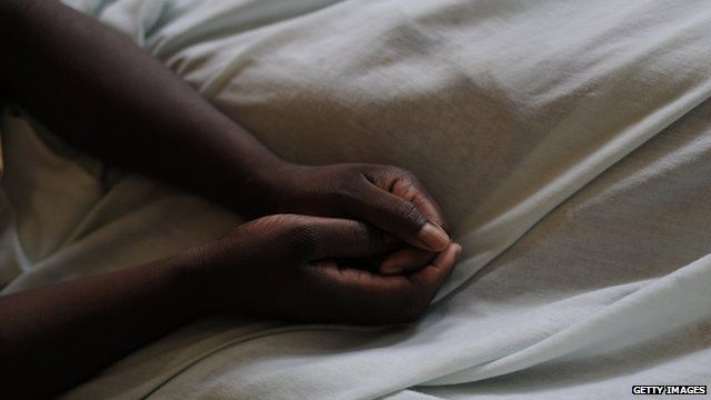 Hands of an African woman
