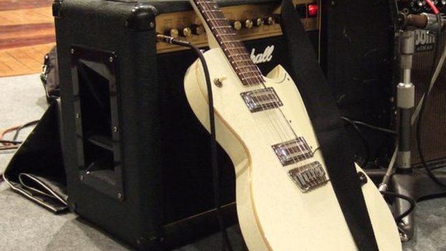 Guitar and amp