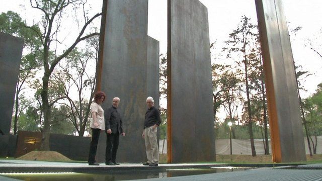 Memorial to victims of violence in Campo Marte, Mexico City