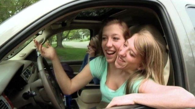 Taking A Road Trip With Conjoined Twins Bbc News 