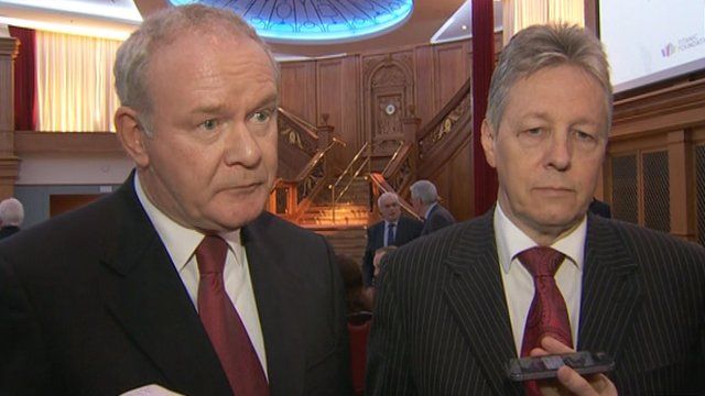 Martin McGuinness and Peter Robinson