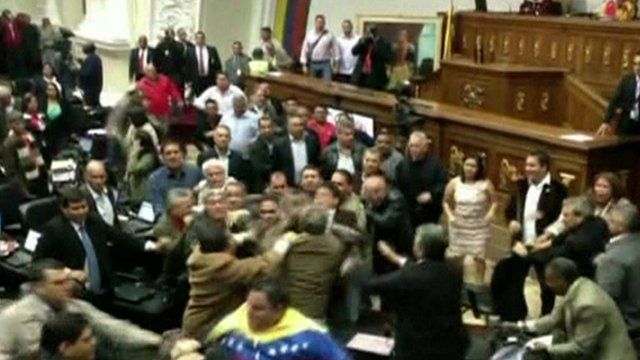 Politicians fighting