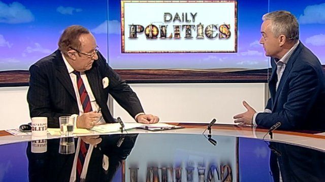 Andrew Neil and Huw Edwards