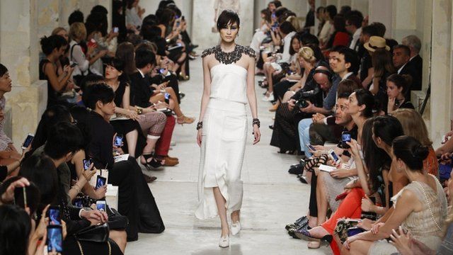 Model at Chanel's Cruise 2013/2014 Collection in Singapore