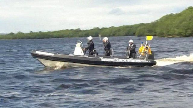 Police on Lough Erne