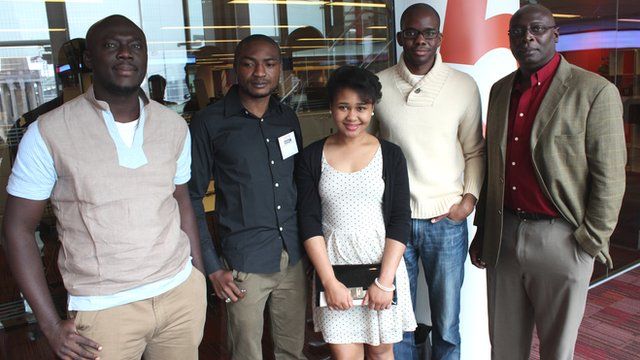 Elnathan John, Abubakar Adam Ibrahim, Chinelo Okparanta, Tope Folarin and Pede Hollist