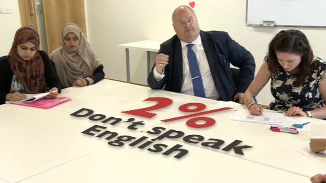 Eric Pickles with graphic