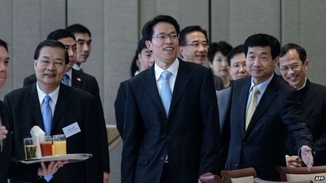 Zhang Xiaoming, head of the city's Beijing liaison office