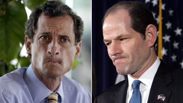 Anthony Weiner and Elliot Spitzer