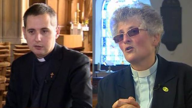 Father Ben Andrews and Canon Eileen Davies