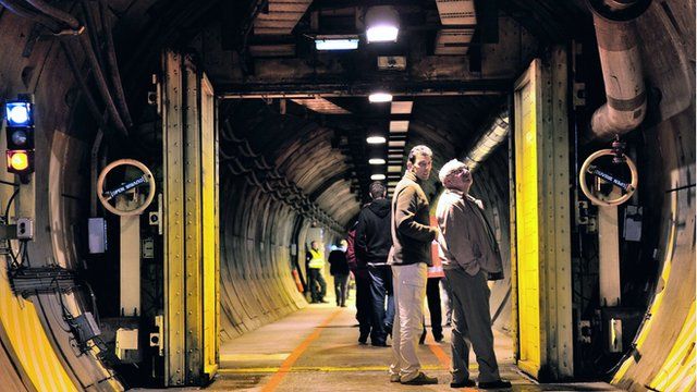 Visitors Head Underground To Explore Channel Tunnel Bbc News