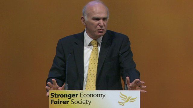 Business Secretary Vince Cable