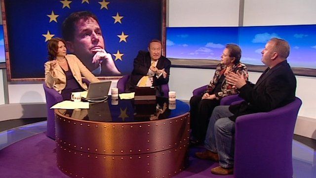 Jo Coburn, Andrew Neil, Susan Kramer and Mark Pritchard