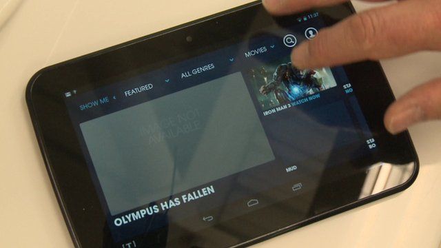 Tesco s first tablet in action BBC News