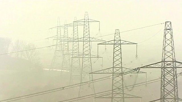 Electricity pylons