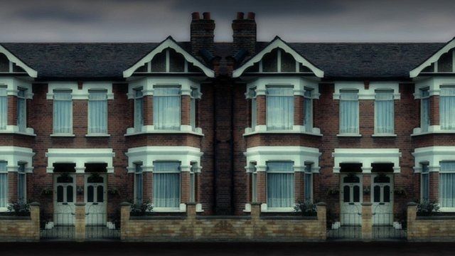 Terraced houses in London