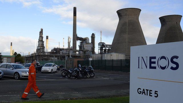 Worker at Grangemouth