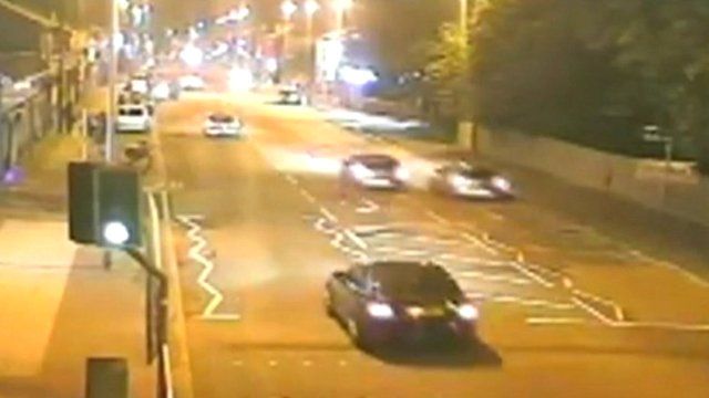 Crash footage