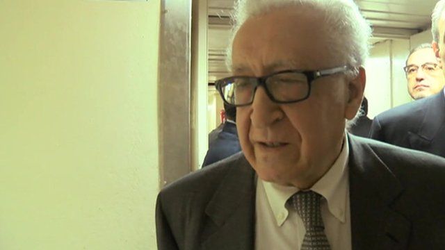 UN and Arab League special envoy Lakhdar Brahimi