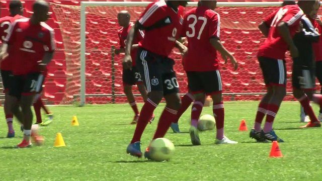 Orlando Pirates players training