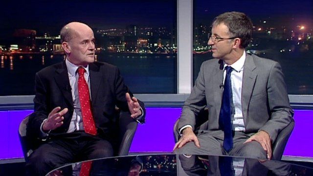 Vaughan Roderick a'r Athro Richard Wyn Jones