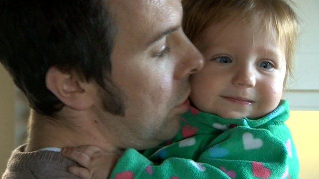 David Kinston with daughter Elise