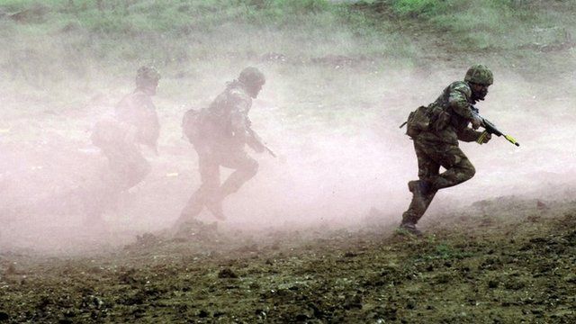 Army training exercise