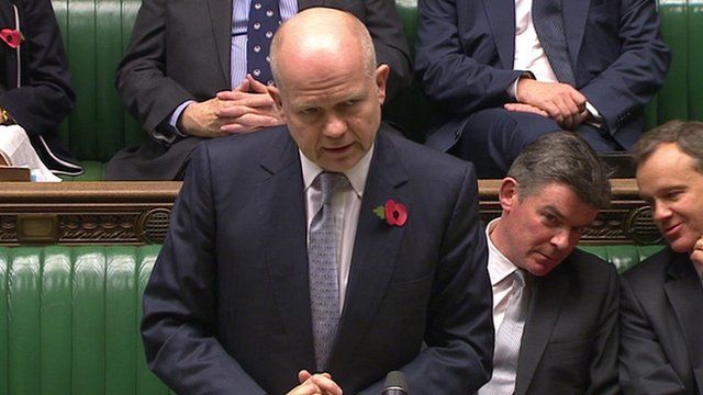 Foreign Secretary William Hague