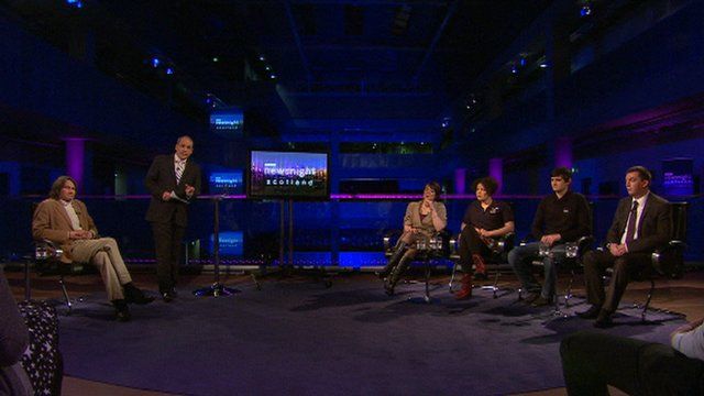 Richard Finlay, Glenn Campbell, Angela Constance, Ellie Koepplinger, Michael Low and Drew Smith