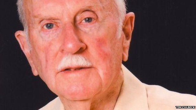 Dennis Wilson, the 92-year-old war poet.