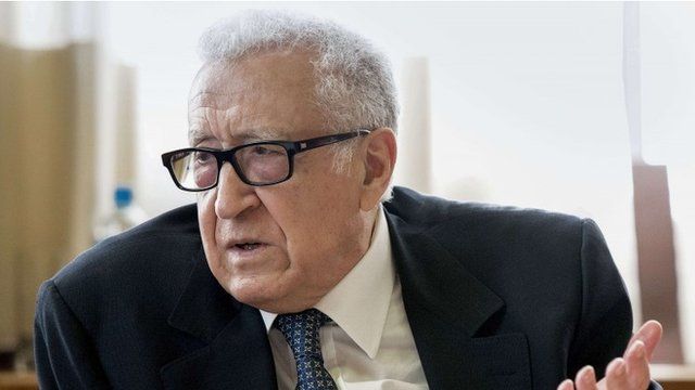 UN special envoy to Syria Lakhdar Brahimi