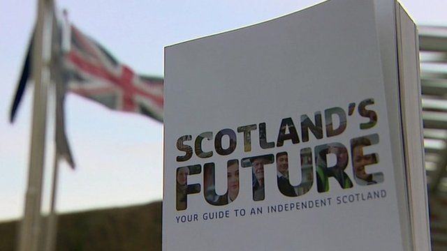 Copy of white paper with union flag in background