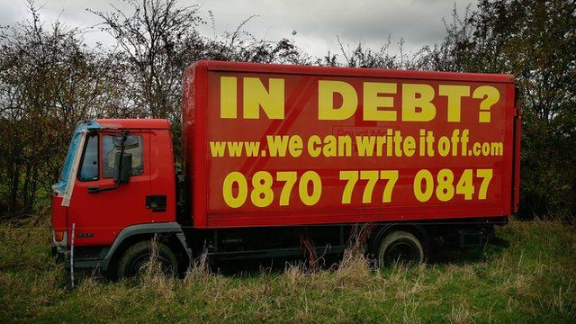 Debt Van Advert