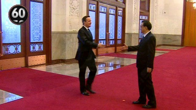 David Cameron in China