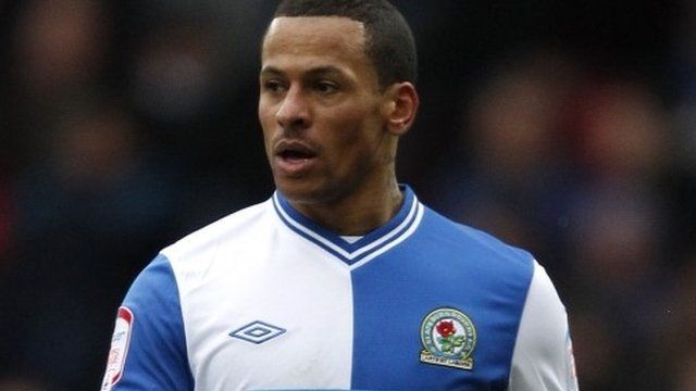 Blackburn Rover footballer DJ Campbell