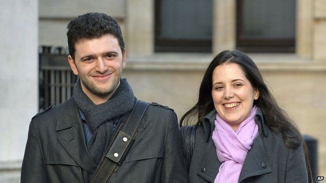 Louisa Hodkin and her fiancee Alessandro Calcioli