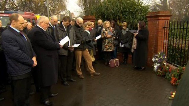 Memorial service for Clapham rail crash victims