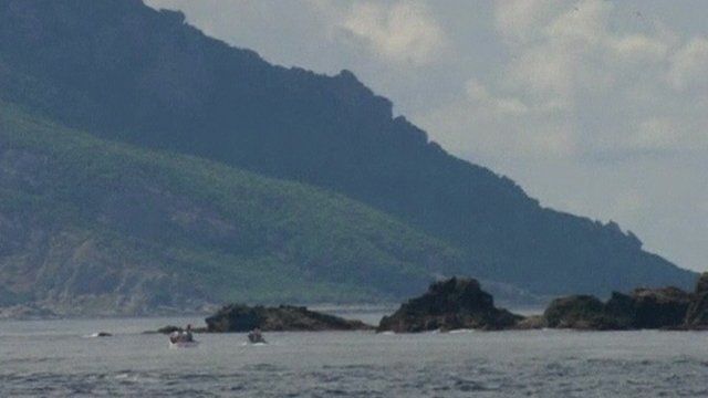 Some of the disputed islands in the East China Sea