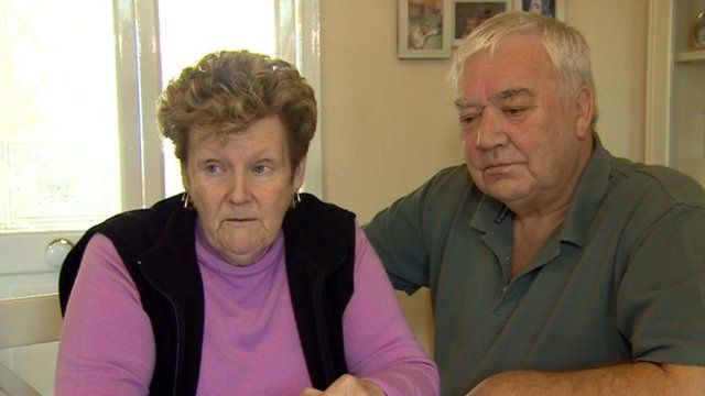 Nicola's parents Marilyn and John Payne
