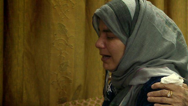 Bereaved Iraqi mother