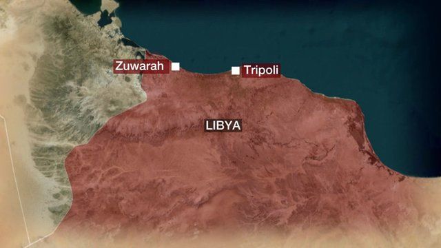 Map of Libya