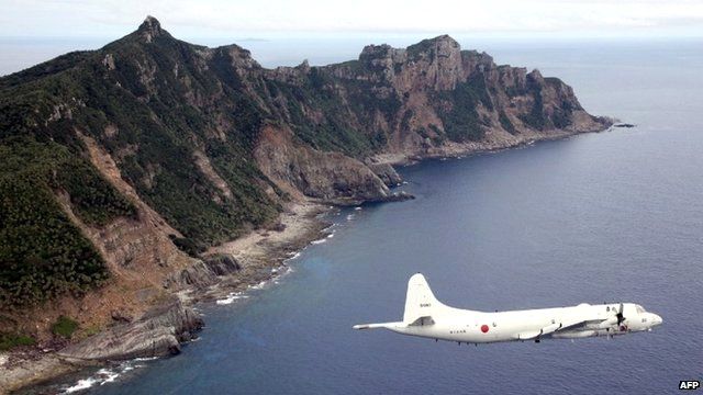 A group of islands in the East China Sea