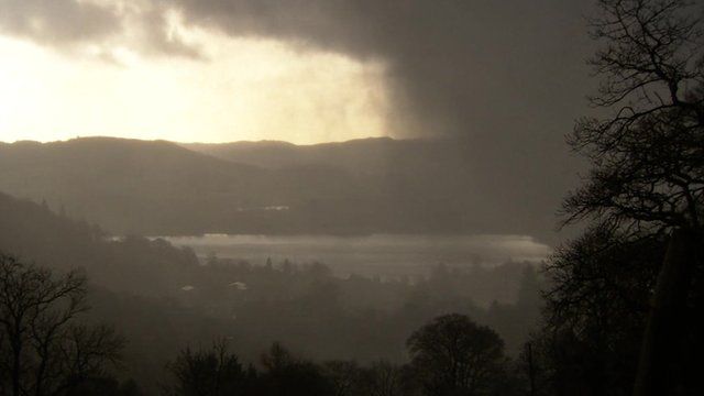 Black cloud over Windermere