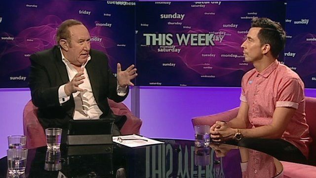 Andrew Neil and Russell Kane